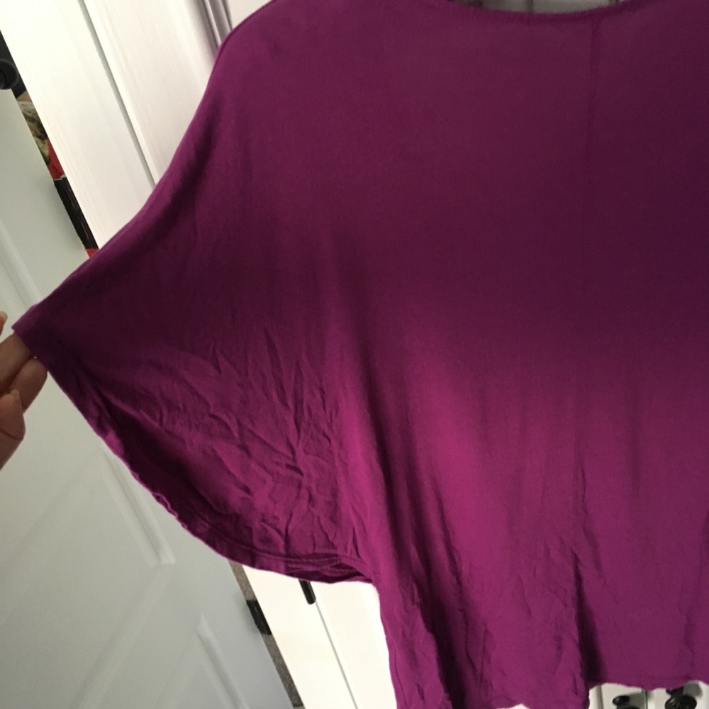 NYCo Fuchia batwing Top XS - Picture 3 of 4